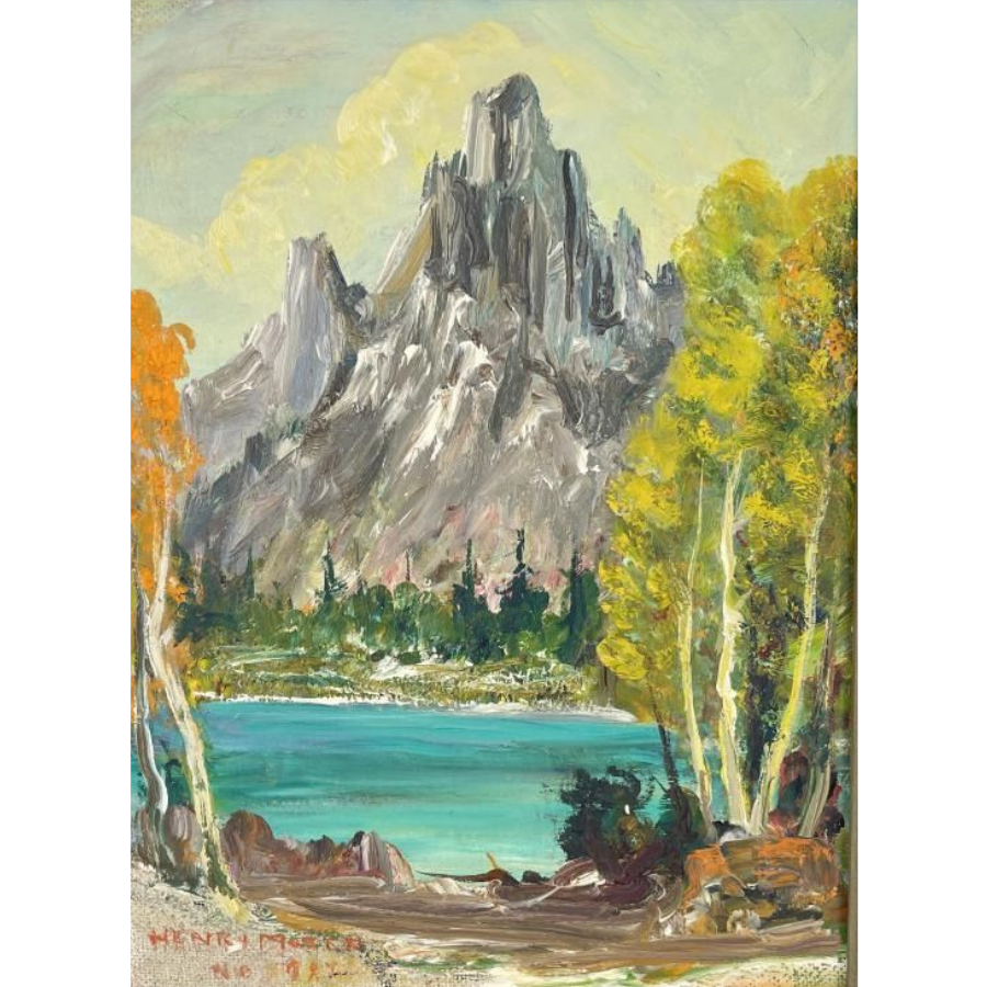 Grand Teton National Park Painting by John Henri Moser