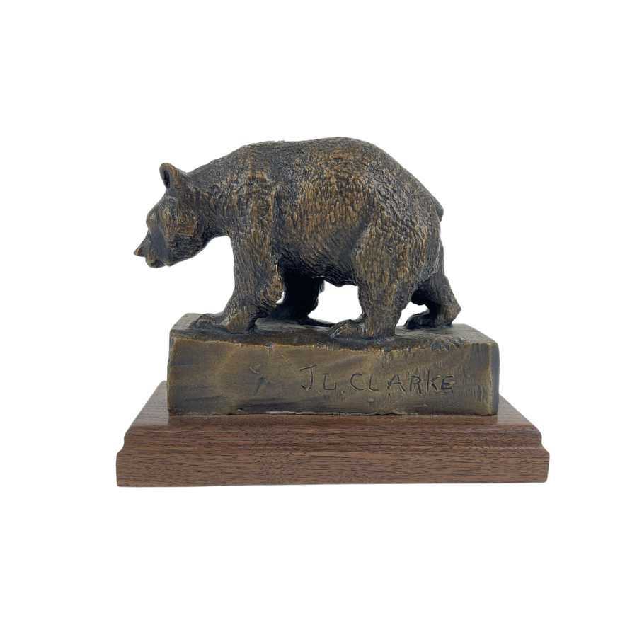 Large Rambling Bear John Clarke Montana Bronze