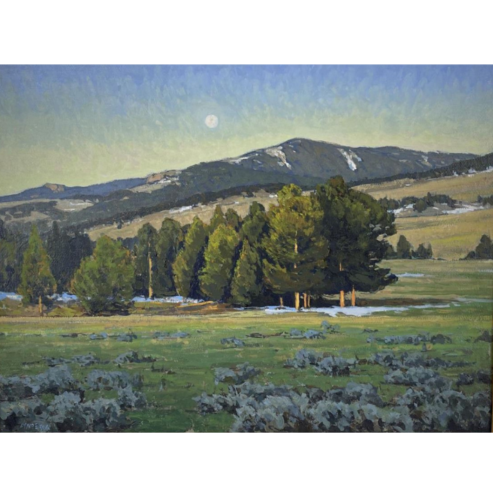Western Artist Kenneth Yarus Glacier National Park Painting