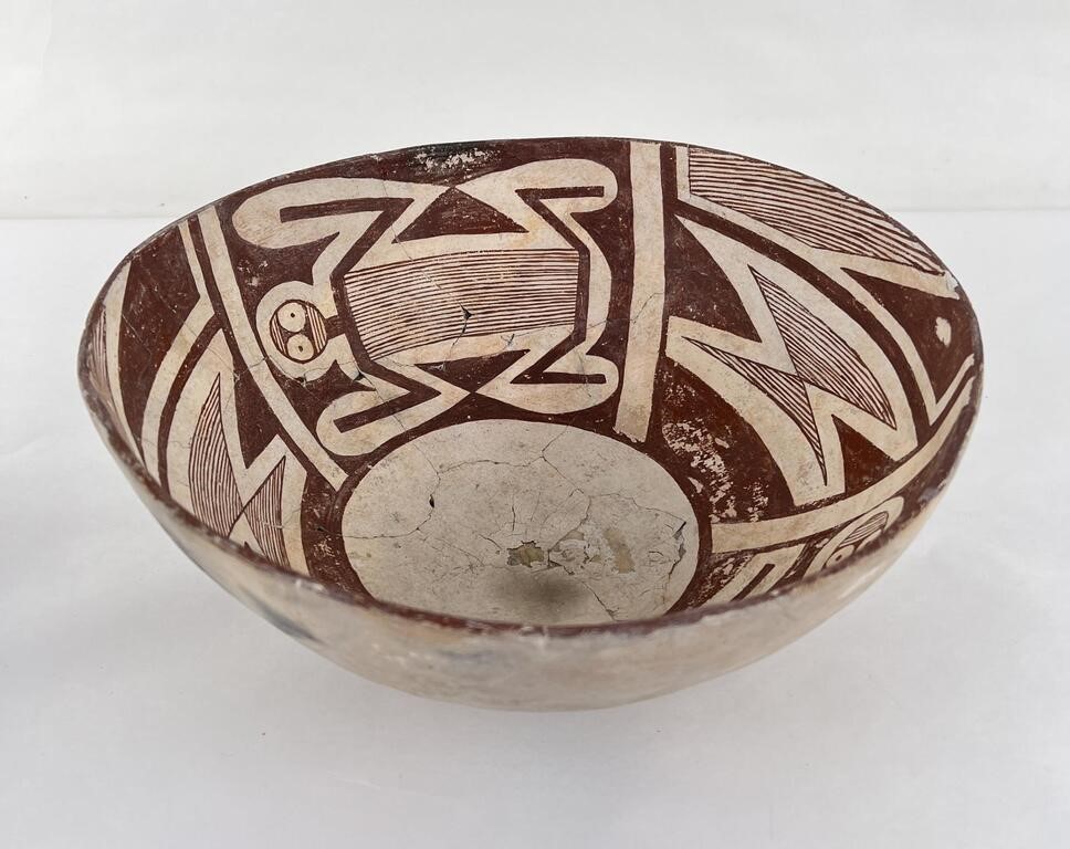 Ancient Mimbres Pottery Bowl