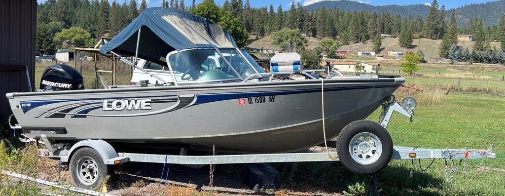 2008 Lowe FS185 Fishing Boat and Trailer
